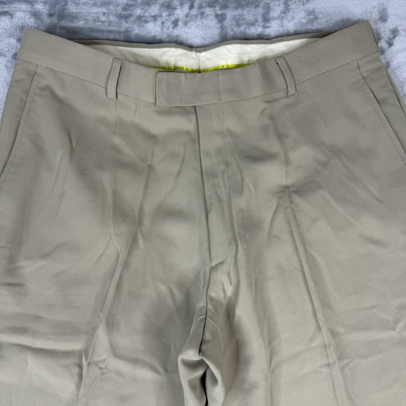 Kenneth Cole Reaction Men's Tan, Beige Dress Pants Slacks Size 36x30 - Picture 2 of 9